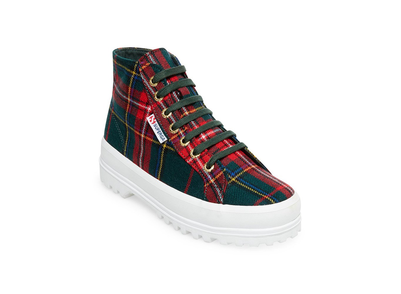 Botas Superga Mujer Multicolor - 2341 Cotw Plaid - 294563AXN